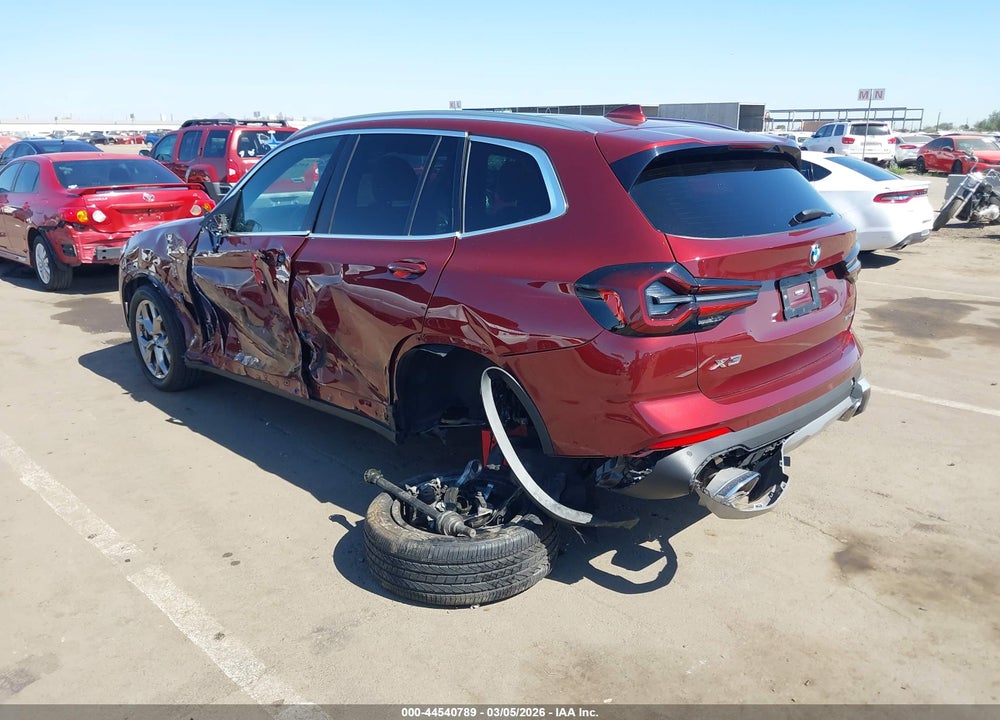 2022 BMW X3 SDRIVE30I VIN: 5UX43DP00N9L58013