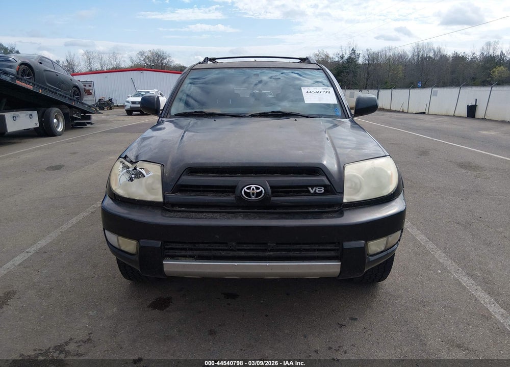 2003 TOYOTA 4RUNNER LIMITED V8 VIN: JTEBT17R430026885