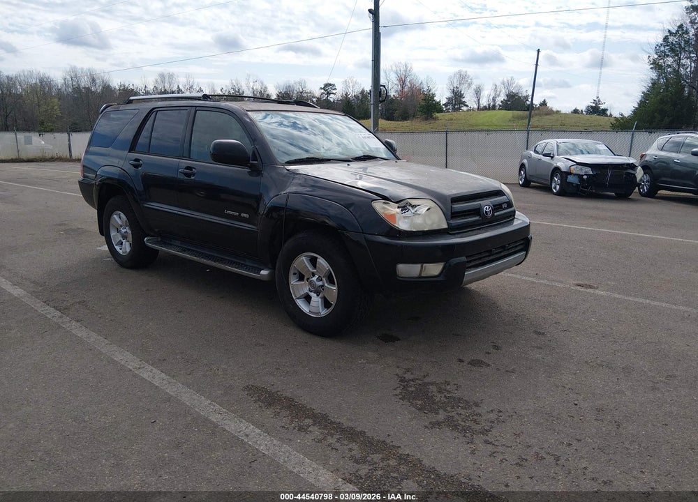 2003 TOYOTA 4RUNNER LIMITED V8 VIN: JTEBT17R430026885