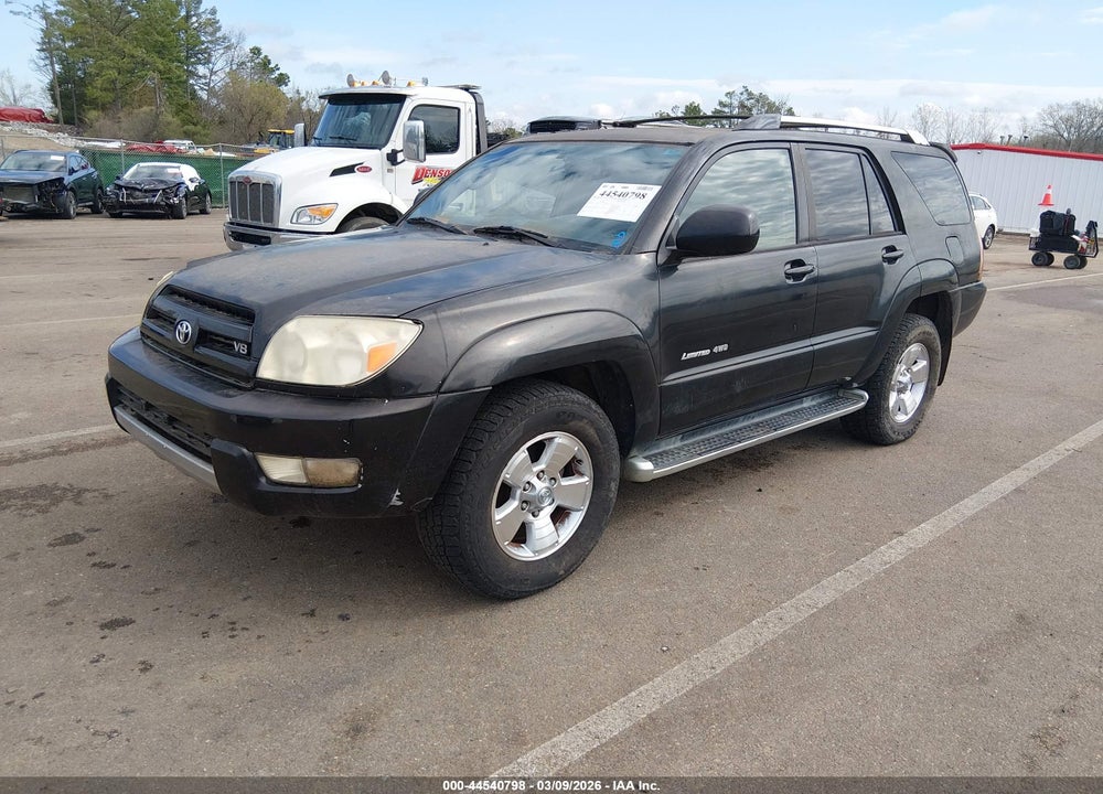 2003 TOYOTA 4RUNNER LIMITED V8 VIN: JTEBT17R430026885