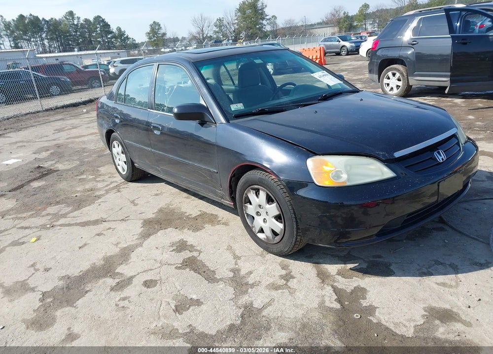 2002 HONDA CIVIC EX VIN: 2HGES26702H522045