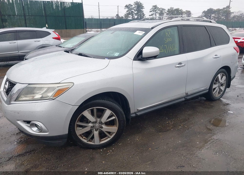 2013 NISSAN PATHFINDER PLATINUM VIN: 5N1AR2MN3DC631529