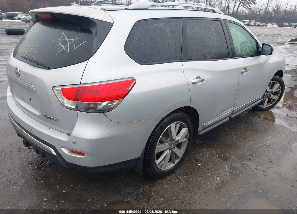2013 NISSAN PATHFINDER PLATINUM VIN: 5N1AR2MN3DC631529