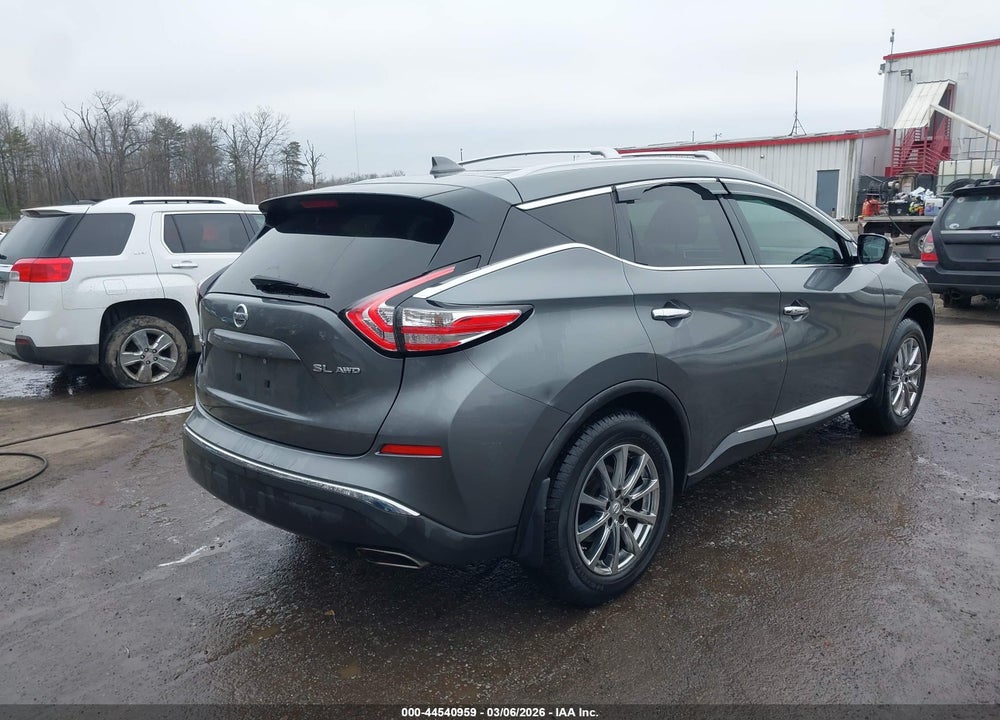 2016 NISSAN MURANO SL VIN: 5N1AZ2MH8GN153949