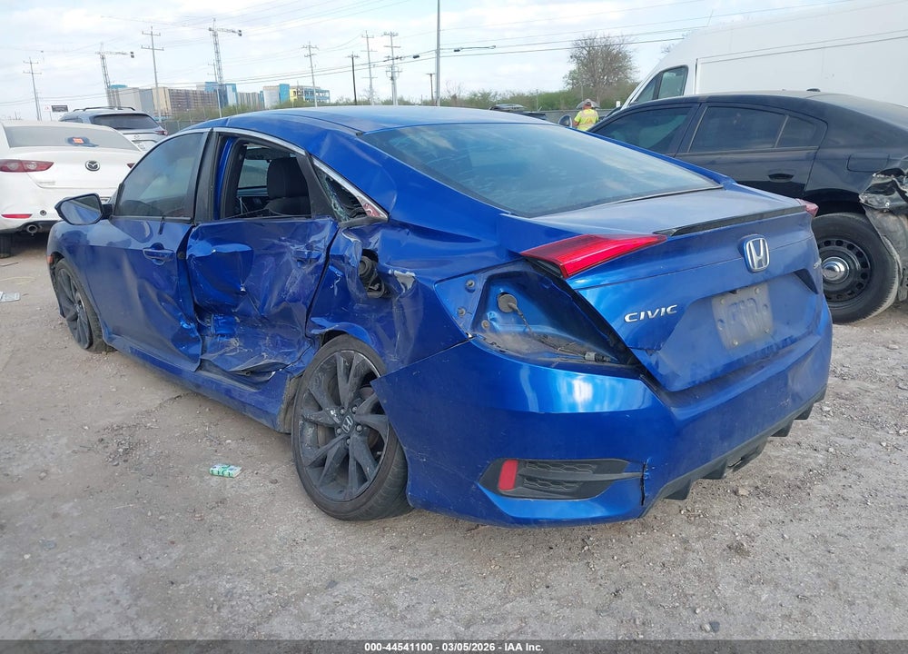 2019 HONDA CIVIC VIN: 19XFC2F86KE008592