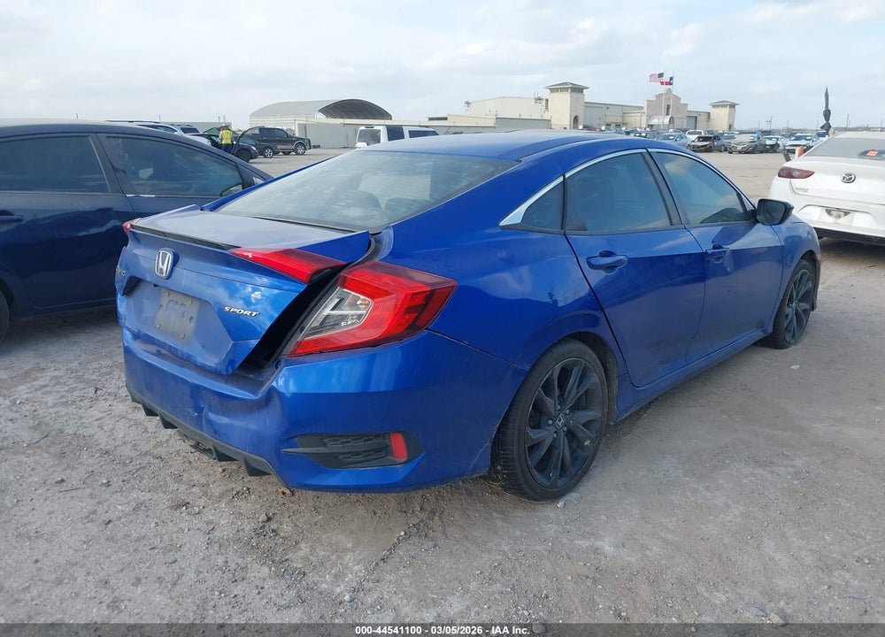 2019 HONDA CIVIC VIN: 19XFC2F86KE008592