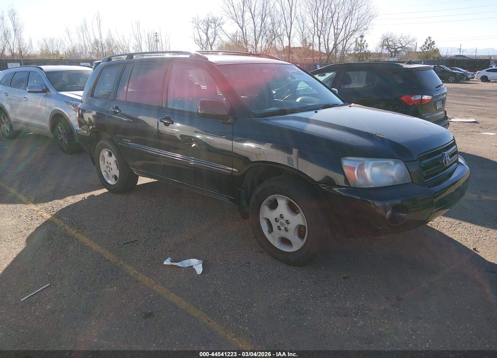 2007 TOYOTA HIGHLANDER LIMITED V6 VIN: JTEEP21A370215396