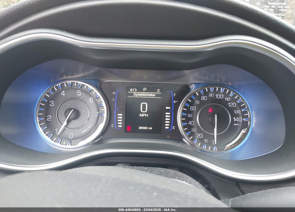 2016 CHRYSLER 200 LIMITED VIN: 1C3CCCAB3GN191159