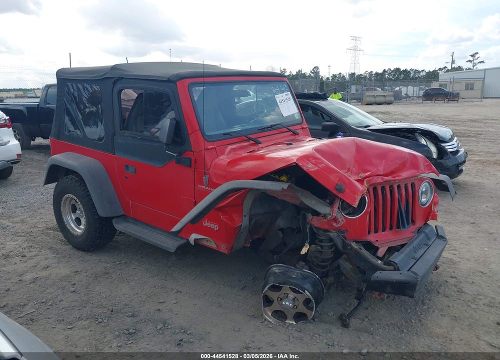 1997 JEEP WRANGLER SE VIN: 1J4FY29P9VP439172