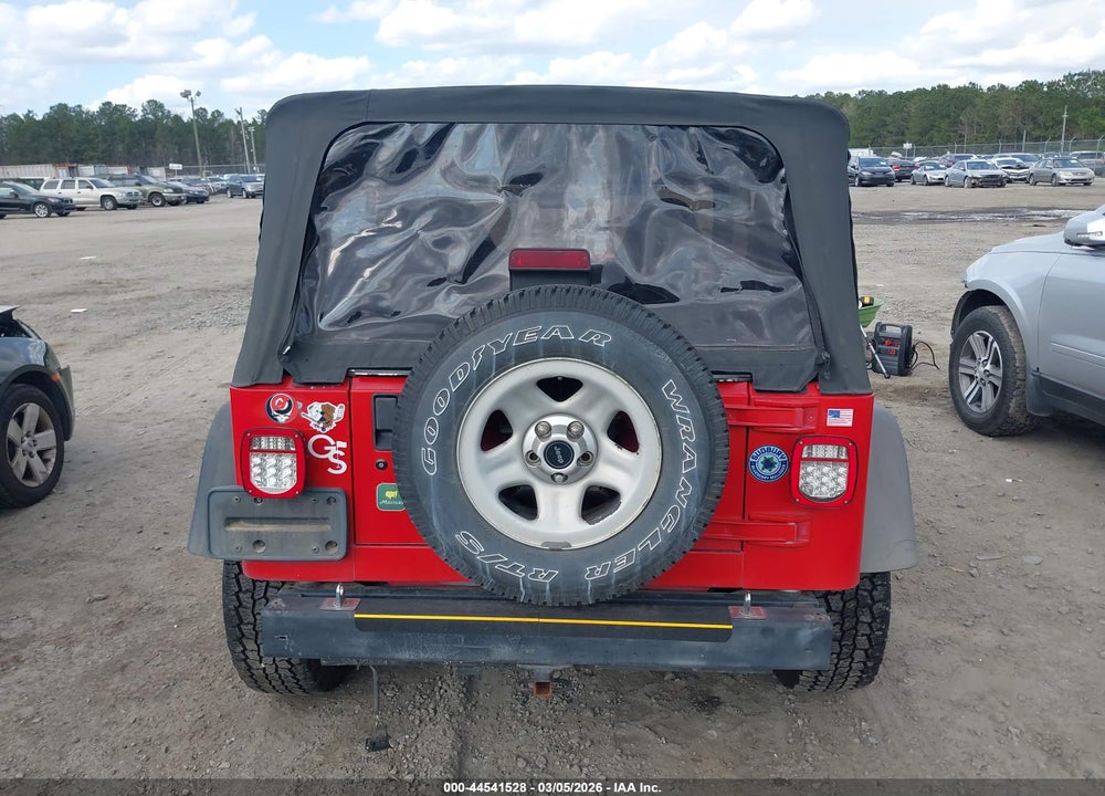 1997 JEEP WRANGLER SE VIN: 1J4FY29P9VP439172