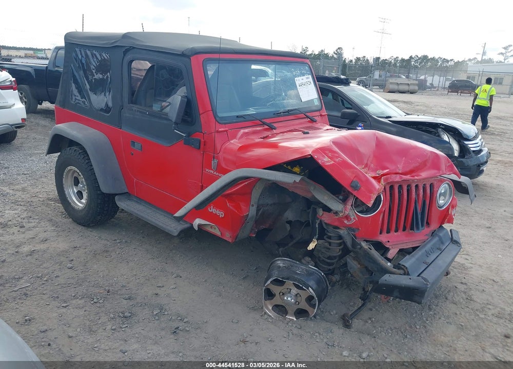 1997 JEEP WRANGLER SE VIN: 1J4FY29P9VP439172