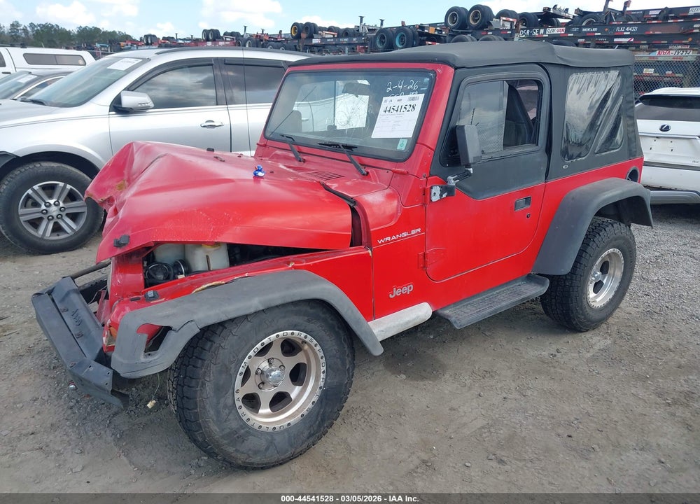 1997 JEEP WRANGLER SE VIN: 1J4FY29P9VP439172