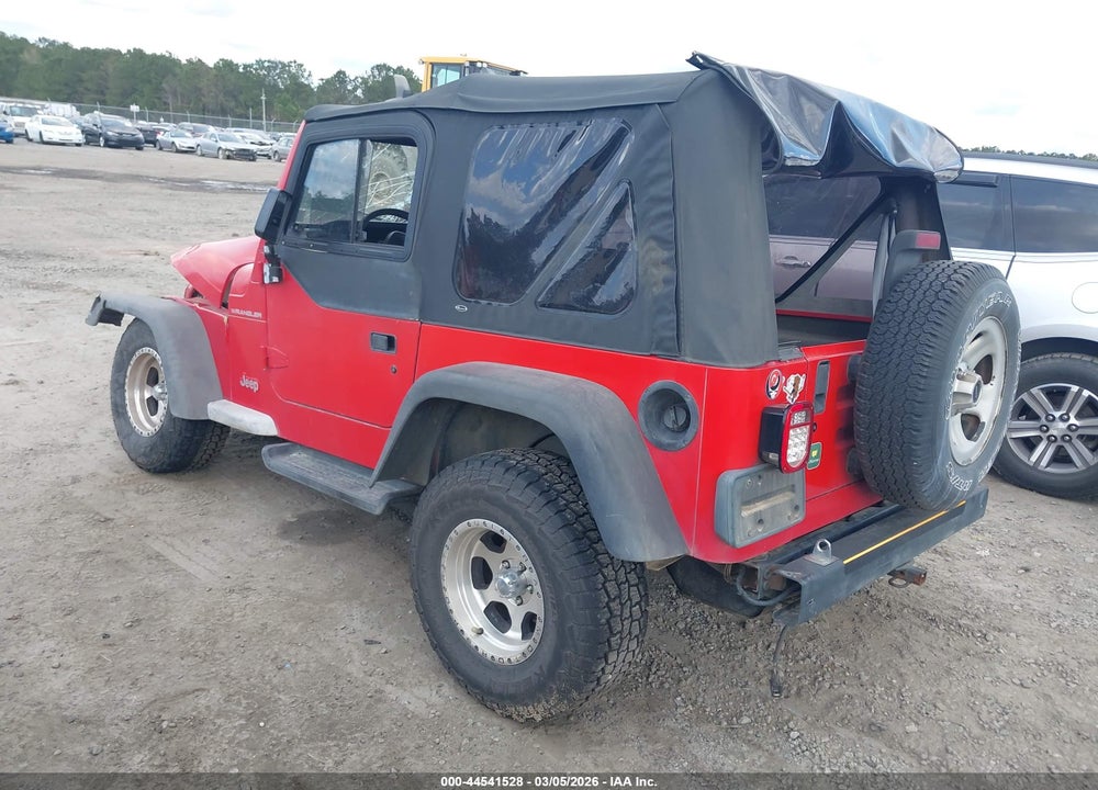 1997 JEEP WRANGLER SE VIN: 1J4FY29P9VP439172