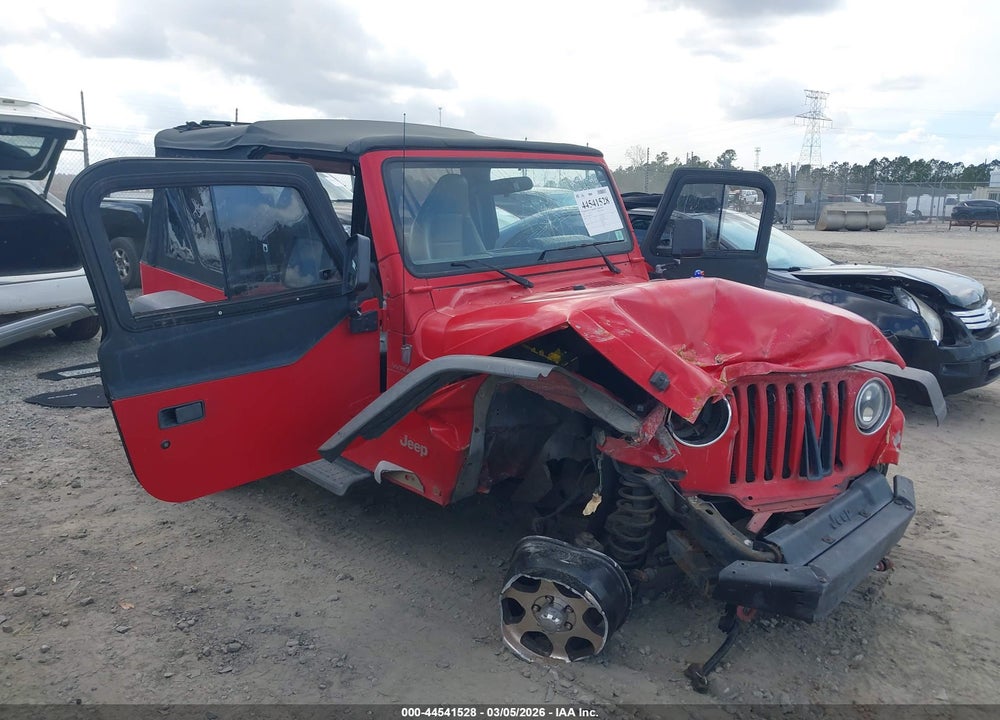 1997 JEEP WRANGLER SE VIN: 1J4FY29P9VP439172