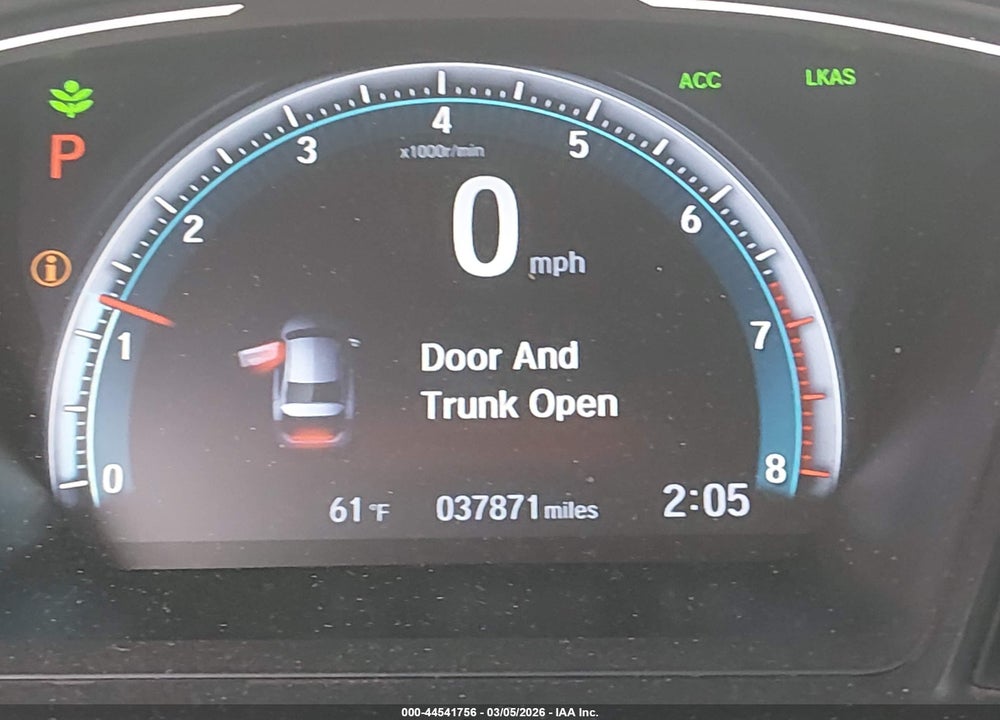 2020 HONDA CIVIC LX VIN: 19XFC2F68LE028732