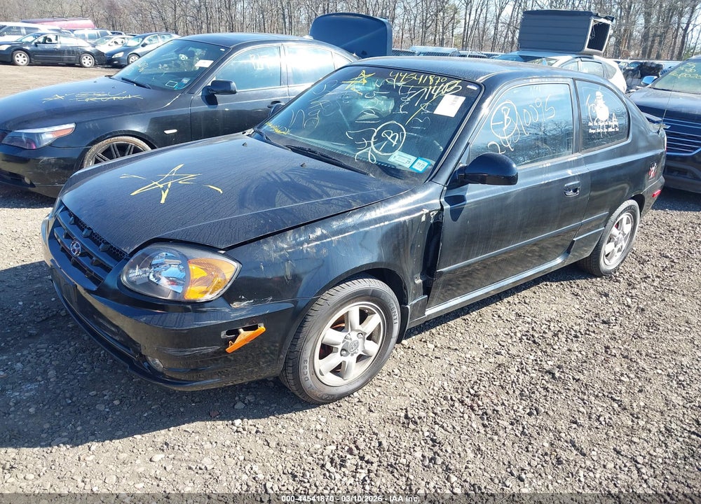 2005 HYUNDAI ACCENT GLS/GT VIN: KMHCG35C25U353977