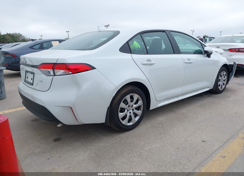 2026 TOYOTA COROLLA LE VIN: 5YFB4MDE6TP408877