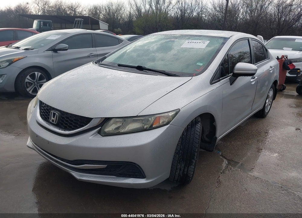 2014 HONDA CIVIC LX VIN: 2HGFB2F58EH525511