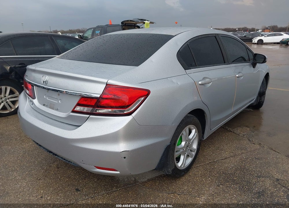 2014 HONDA CIVIC LX VIN: 2HGFB2F58EH525511