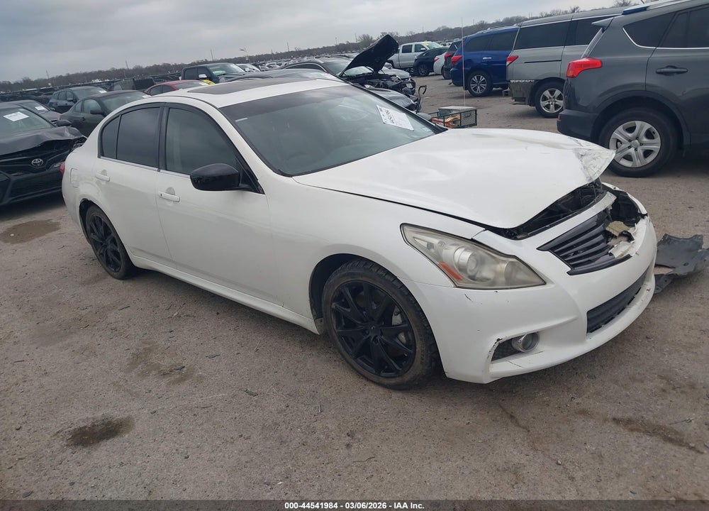 2012 INFINITI G37 JOURNEY VIN: JN1CV6AP5CM935835