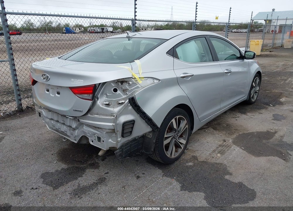 2014 HYUNDAI ELANTRA LIMITED VIN: KMHDH4AE0EU173962
