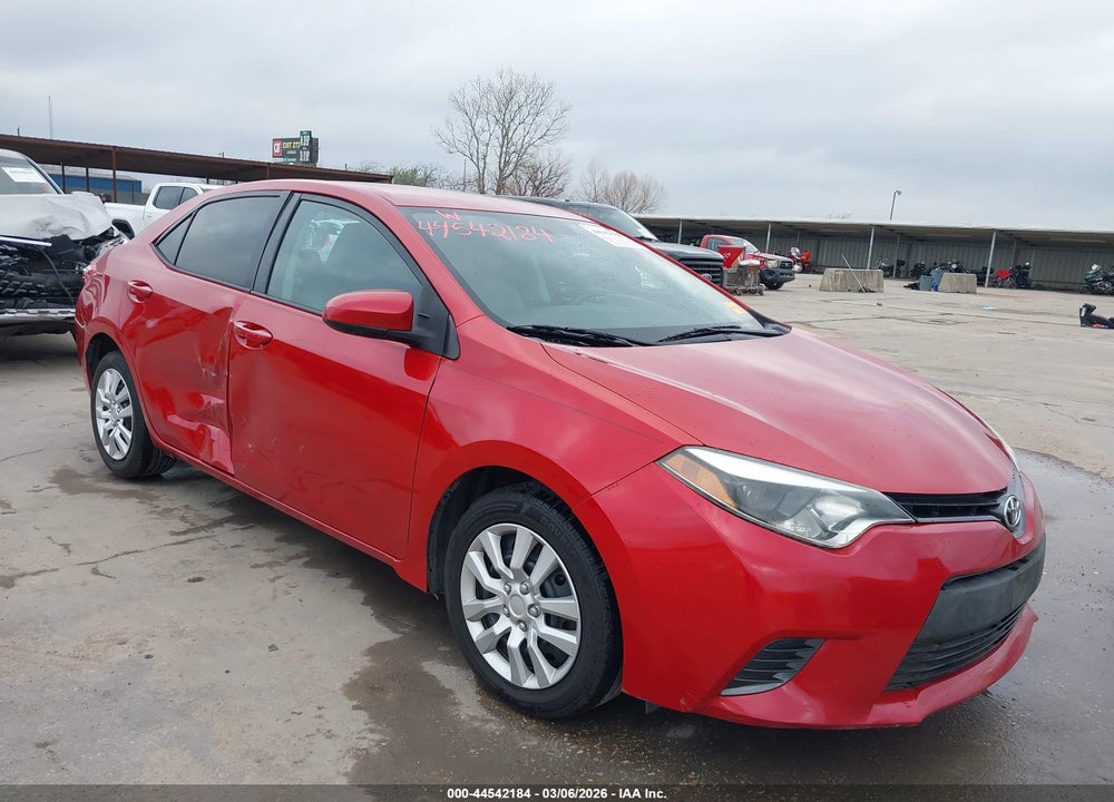 2016 TOYOTA COROLLA LE VIN: 5YFBURHE9GP434659