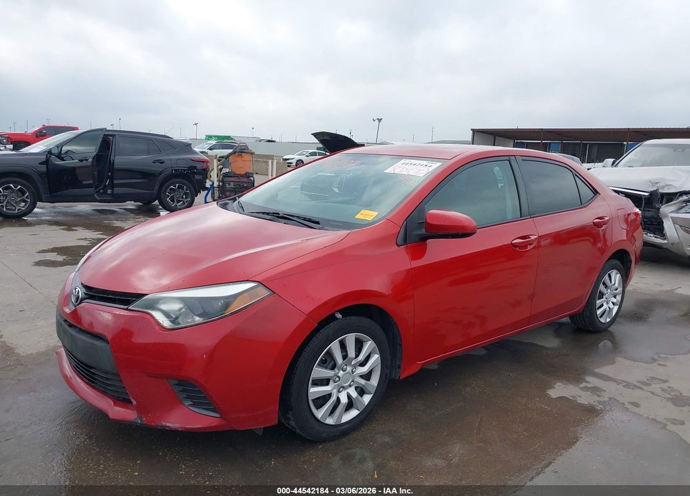 2016 TOYOTA COROLLA LE VIN: 5YFBURHE9GP434659