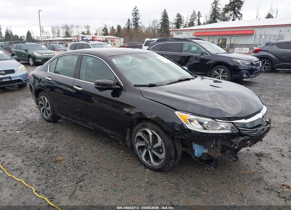 2016 HONDA ACCORD EX-L V-6 VIN: 1HGCR3F87GA034444