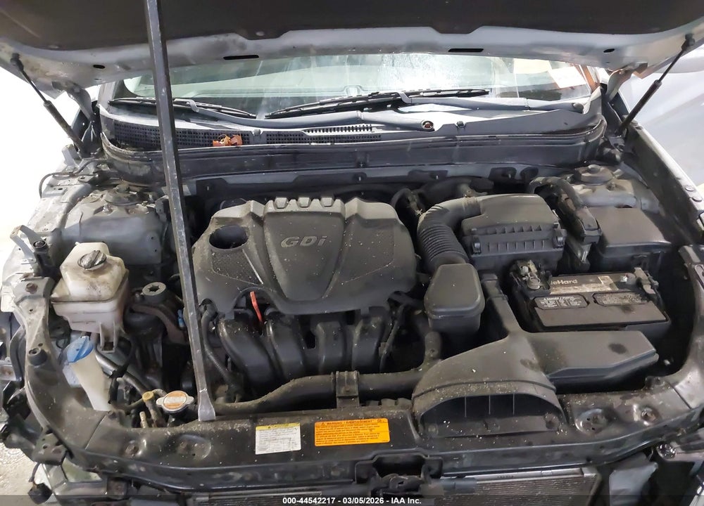2011 HYUNDAI SONATA GLS VIN: 5NPEB4ACXBH101116
