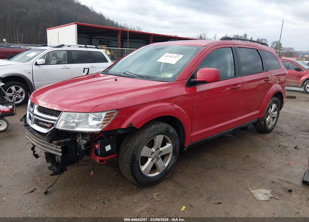 2012 DODGE JOURNEY SXT VIN: 3C4PDCBG1CT373117