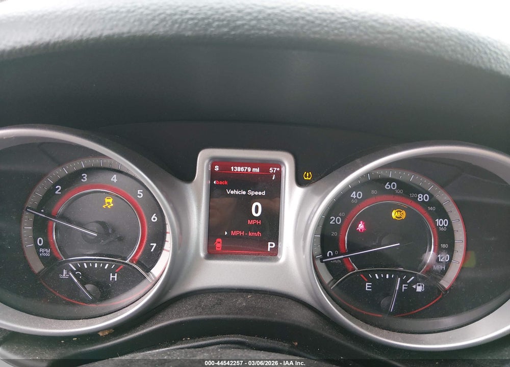 2012 DODGE JOURNEY SXT VIN: 3C4PDCBG1CT373117