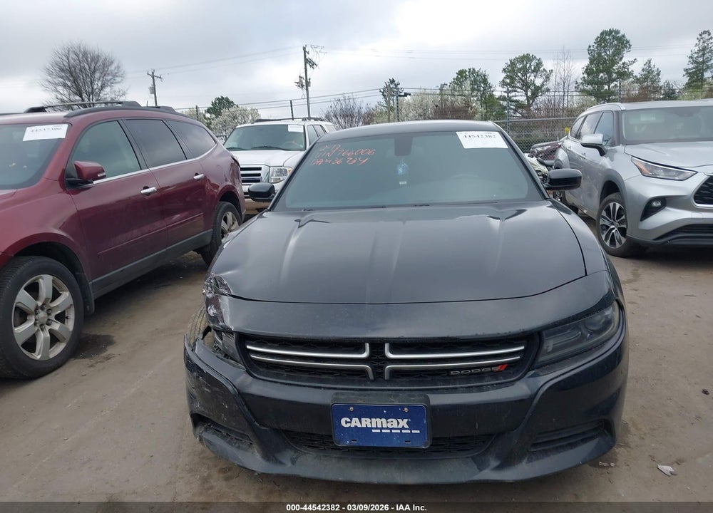 2015 DODGE CHARGER SE VIN: 2C3CDXFG5FH766006