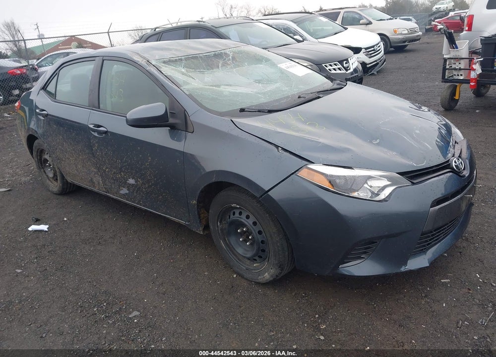 2016 TOYOTA COROLLA LE VIN: 2T1BURHE3GC705439