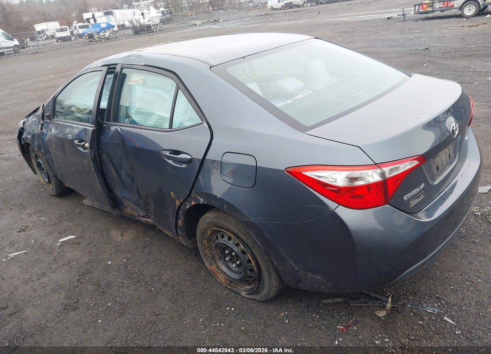 2016 TOYOTA COROLLA LE VIN: 2T1BURHE3GC705439