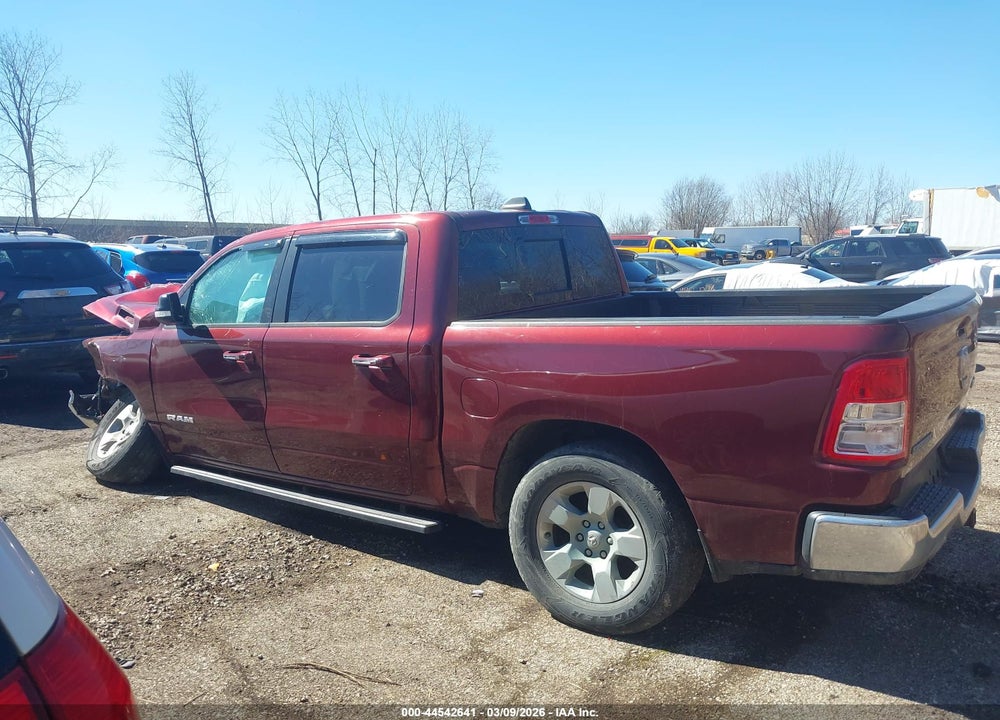 2019 RAM 1500 BIG HORN/LONE STAR  4X4 5'7 BOX VIN: 1C6SRFFT2KN804316