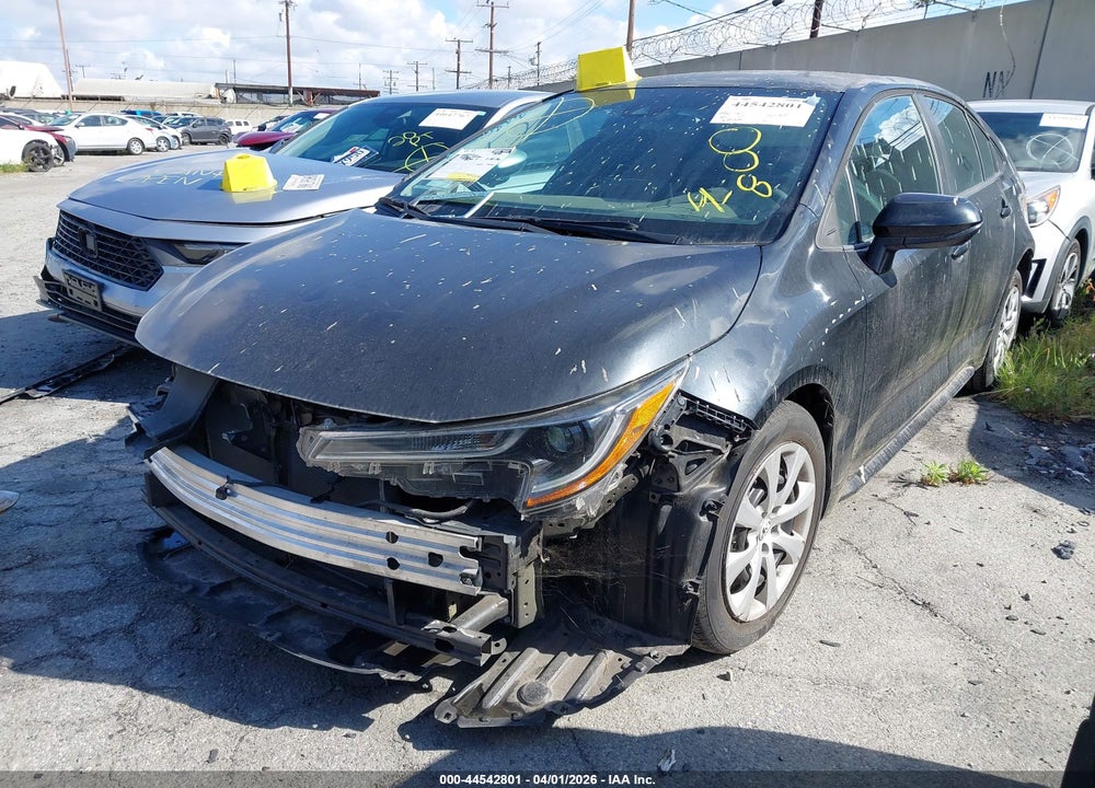 2020 TOYOTA COROLLA LE VIN: 5YFEPRAE6LP126891