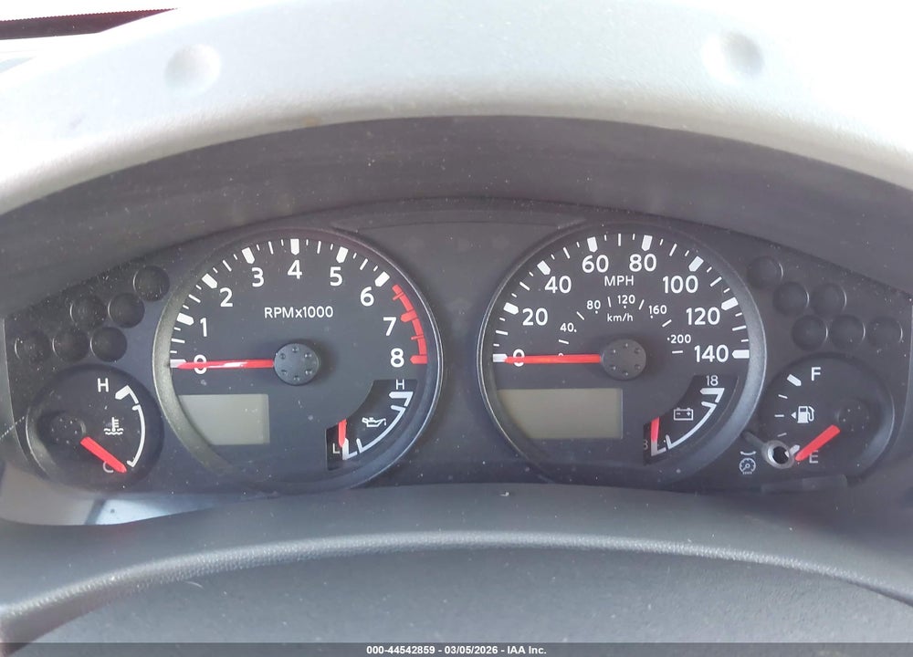 2005 NISSAN XTERRA S VIN: 5N1AN08W35C605792
