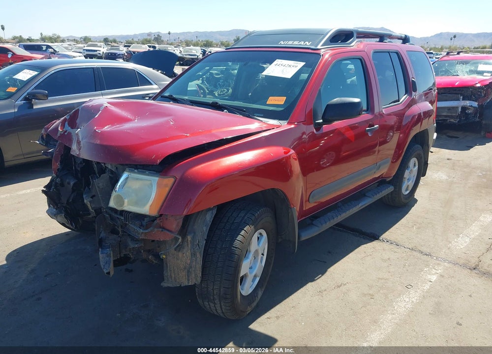 2005 NISSAN XTERRA S VIN: 5N1AN08W35C605792