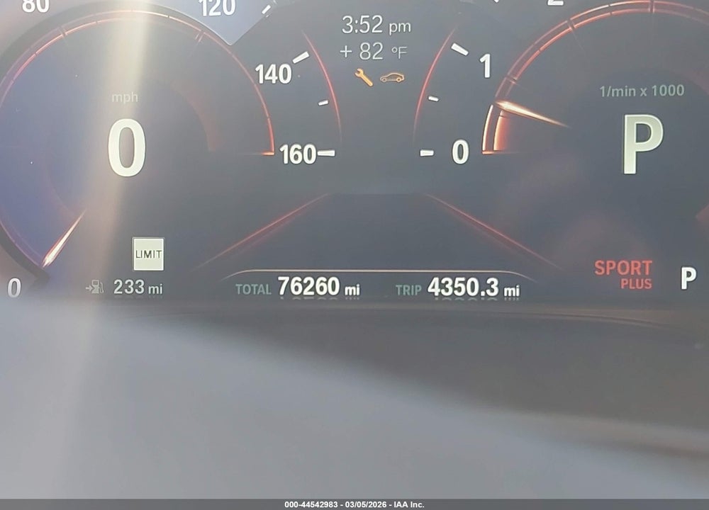 2019 BMW 540I VIN: WBAJE5C55KWW22648