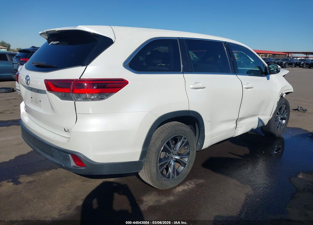 2017 TOYOTA HIGHLANDER LE VIN: 5TDZARFH1HS025021