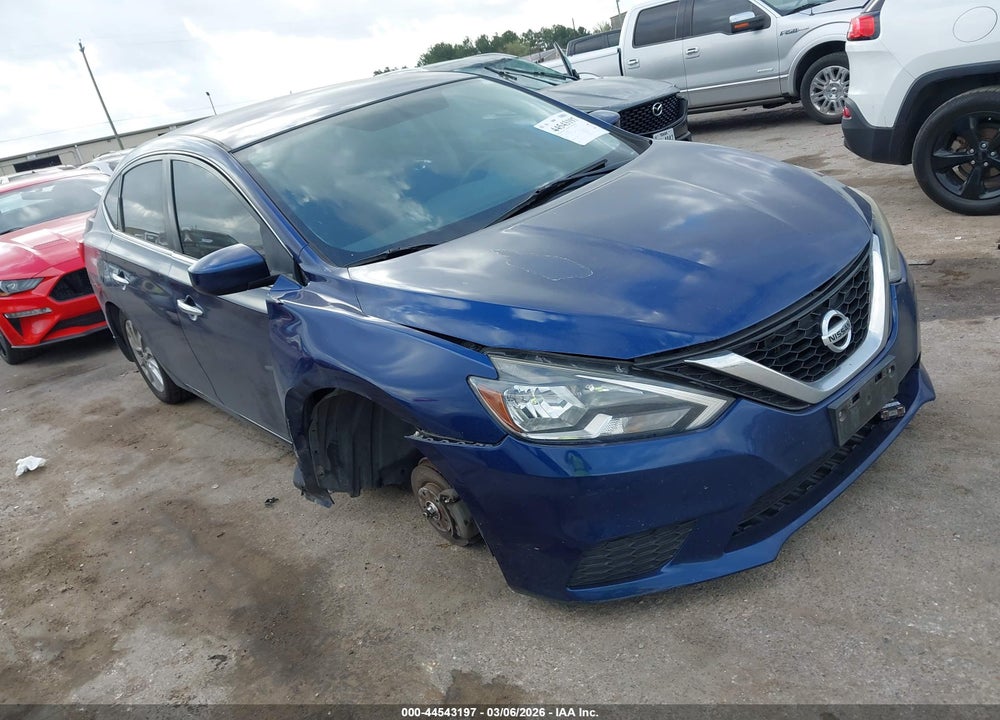 2018 NISSAN SENTRA SV VIN: 3N1AB7AP9JL621411