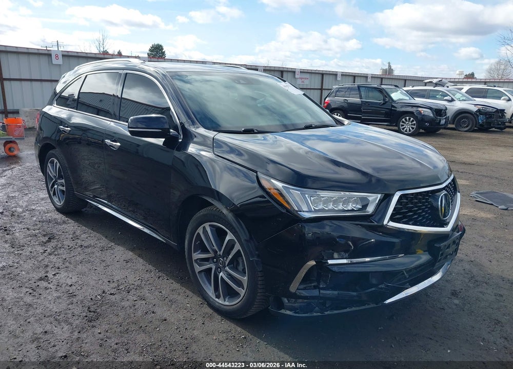 2017 ACURA MDX ADVANCE   ENTERTAINMENT PKGS VIN: 5FRYD4H93HB037511