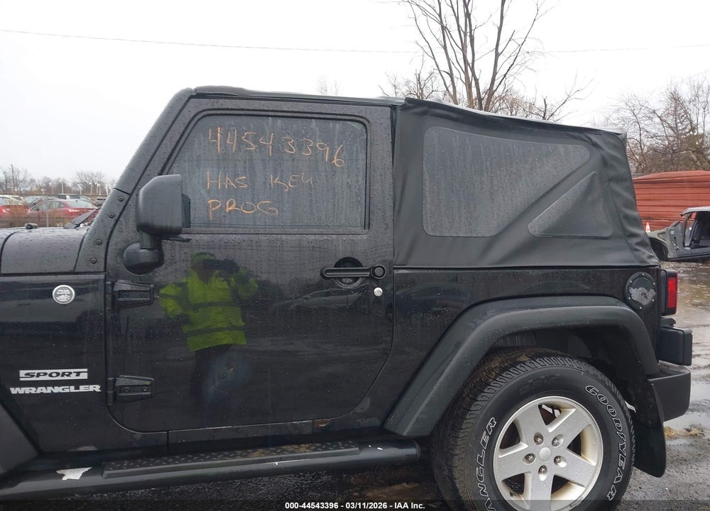 2010 JEEP WRANGLER SPORT VIN: 1J4AA2D18AL125211