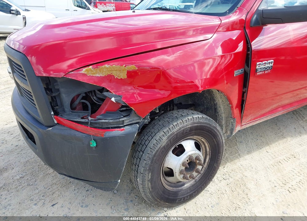 2012 RAM 3500 CHASSIS ST/SLT/LAIE VIN: 3C7WDSCT3CG289071