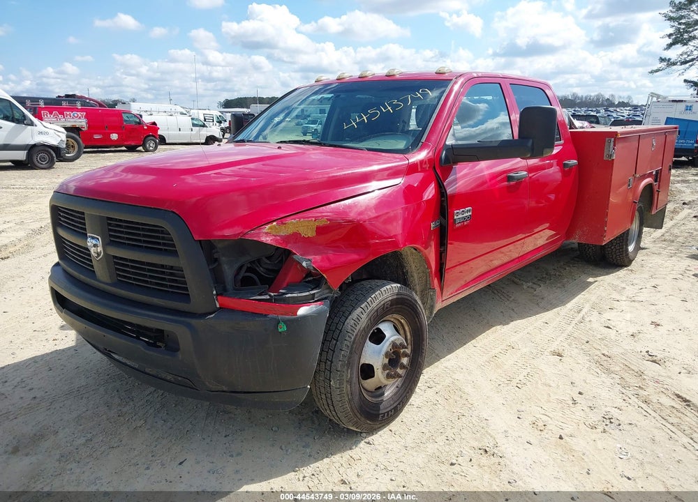 2012 RAM 3500 CHASSIS ST/SLT/LAIE VIN: 3C7WDSCT3CG289071