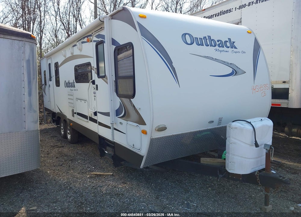 2011 KEYSTONE 26' TRAVEL TRAILER VIN: 4YDT26020BB451879