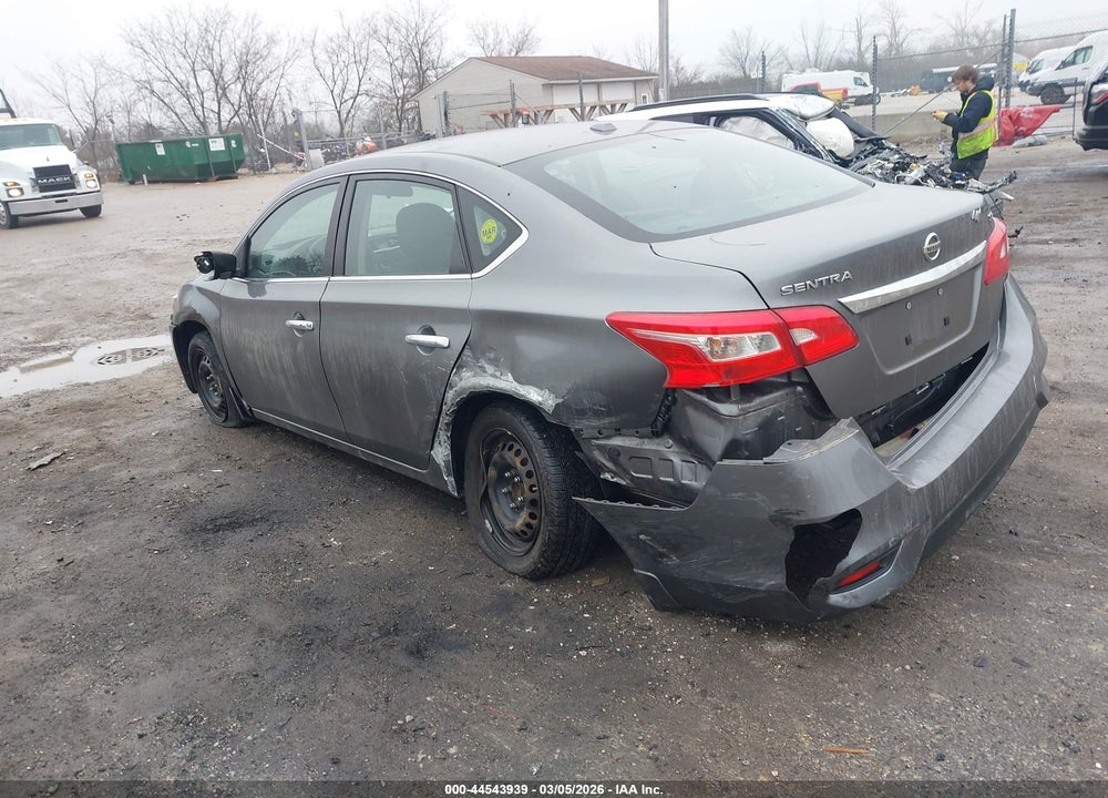 2016 NISSAN SENTRA SV VIN: 3N1AB7APXGY252716