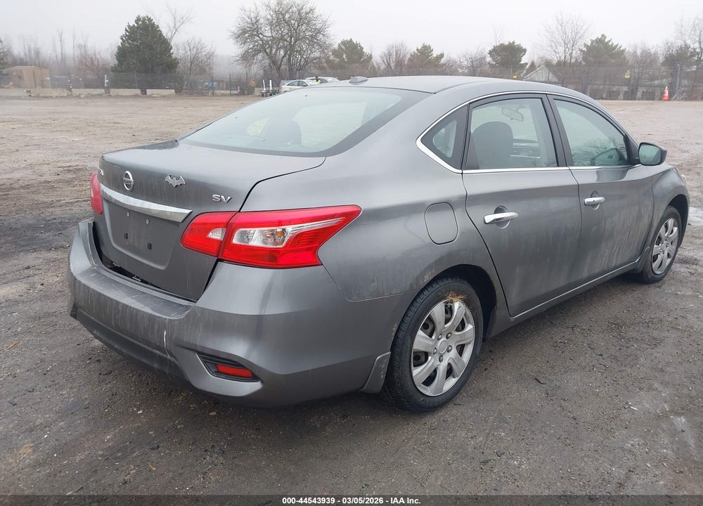 2016 NISSAN SENTRA SV VIN: 3N1AB7APXGY252716