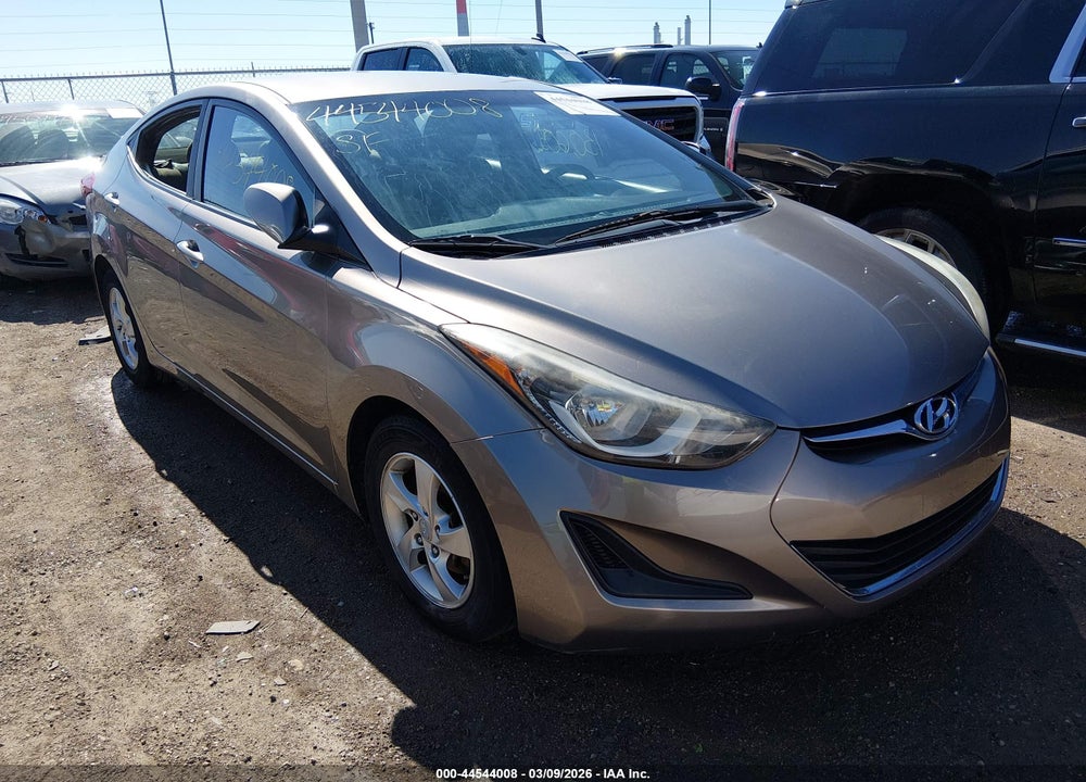 2014 HYUNDAI ELANTRA SE VIN: 5NPDH4AEXEH512077