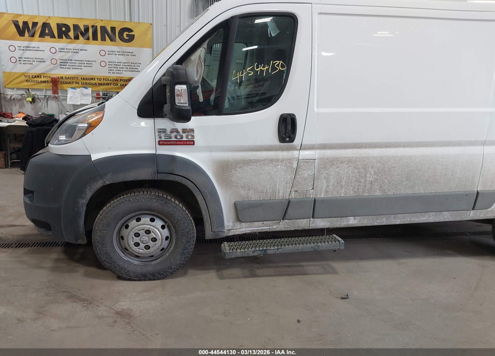 2018 RAM PROMASTER 1500 LOW ROOF 136 WB VIN: 3C6TRVAG5JE103166